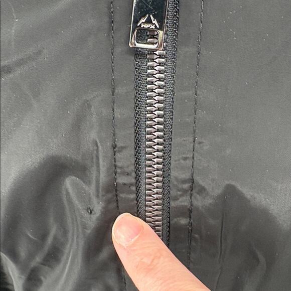 HFX Womens Black Hooded Zip Up Fleece Loned Jacket Size M - Picture 8 of 13